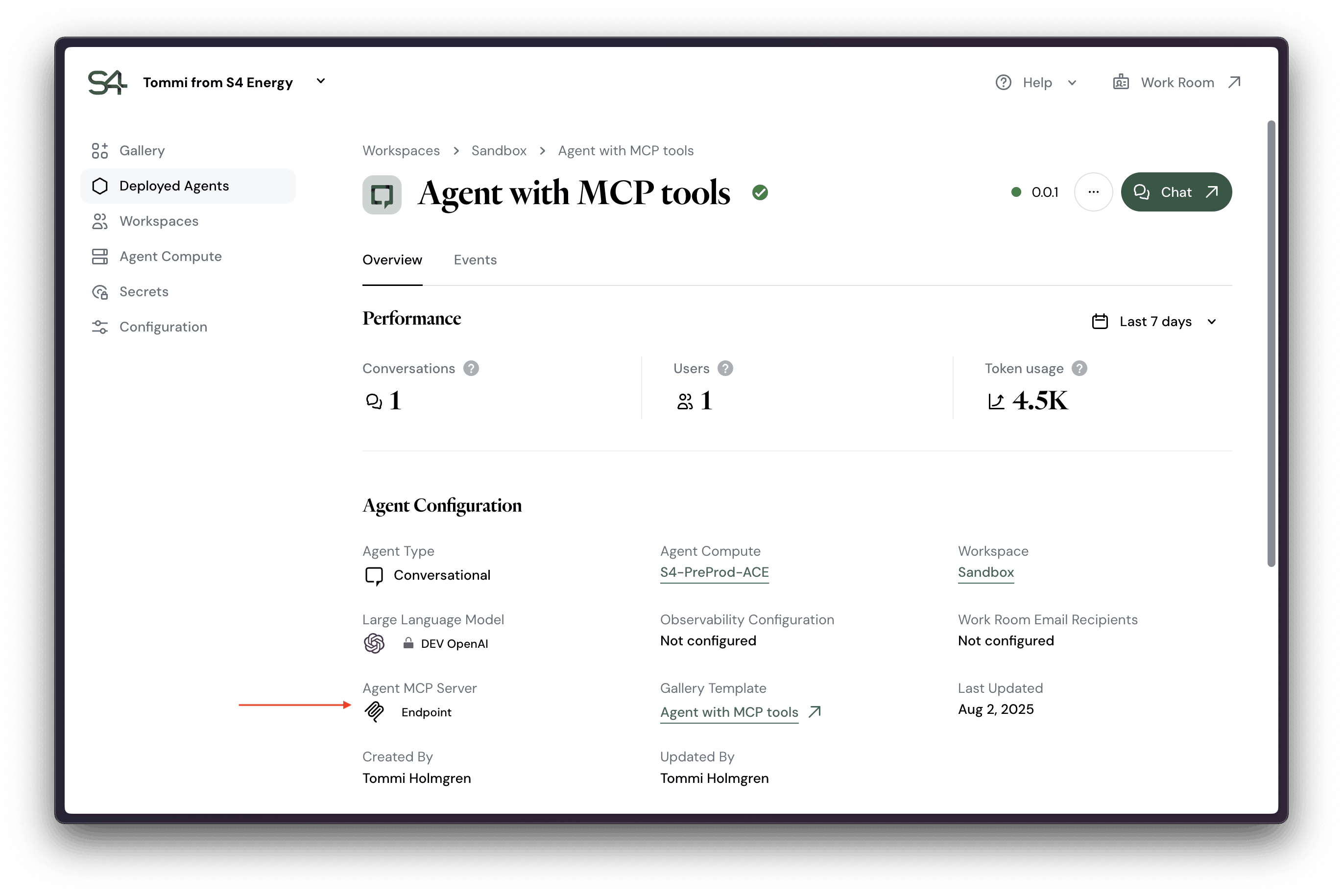Agent as an MCP Server