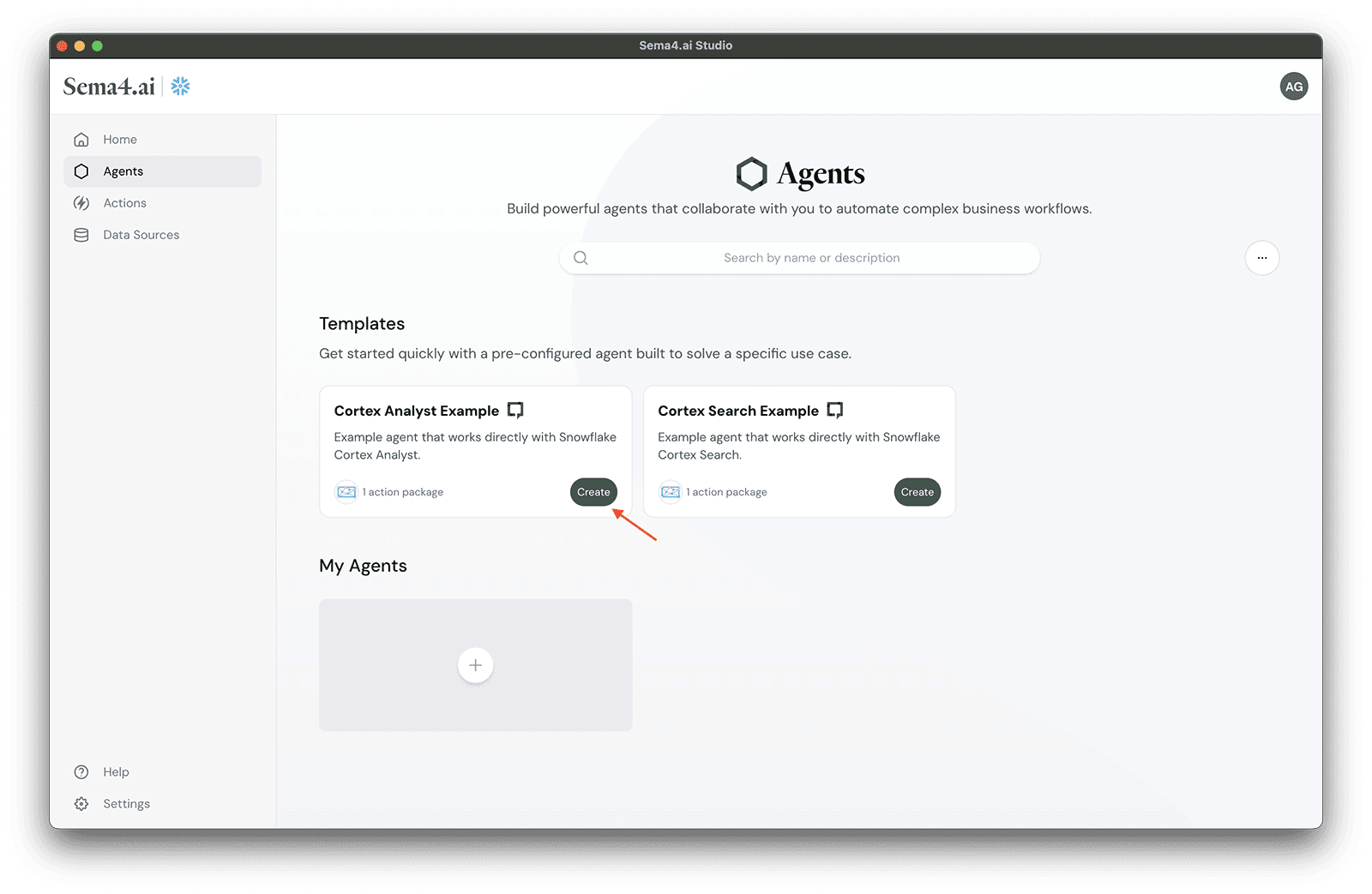 Cortex Analyst Template