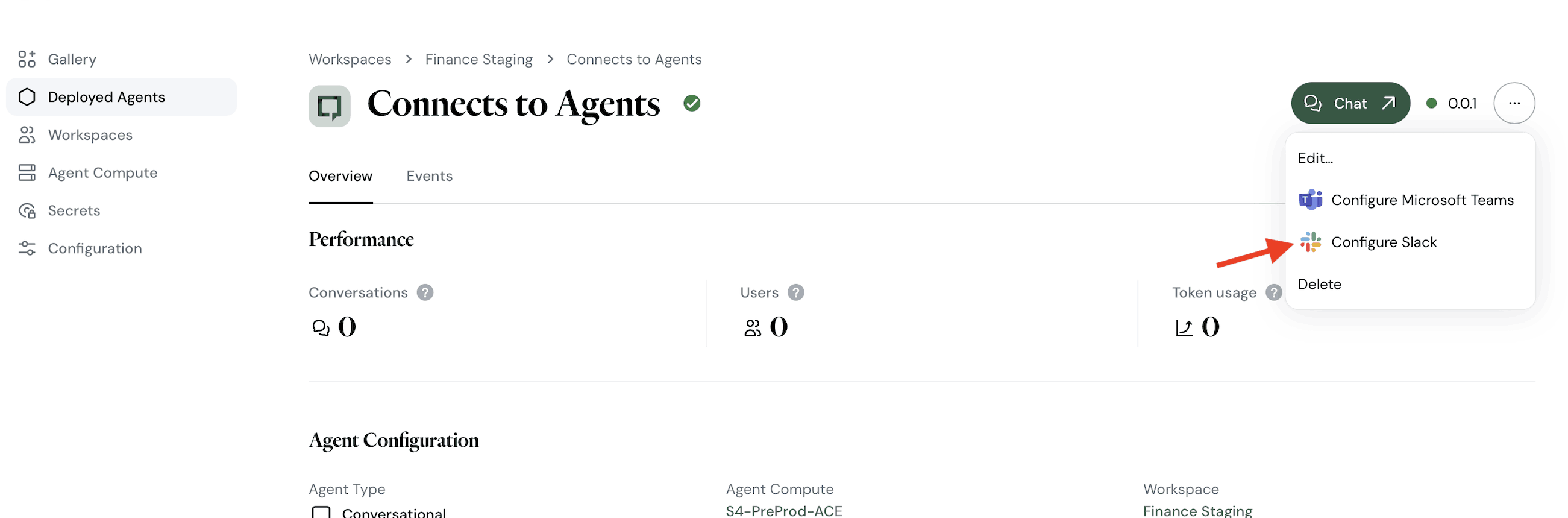 Slack configuration in Control Room