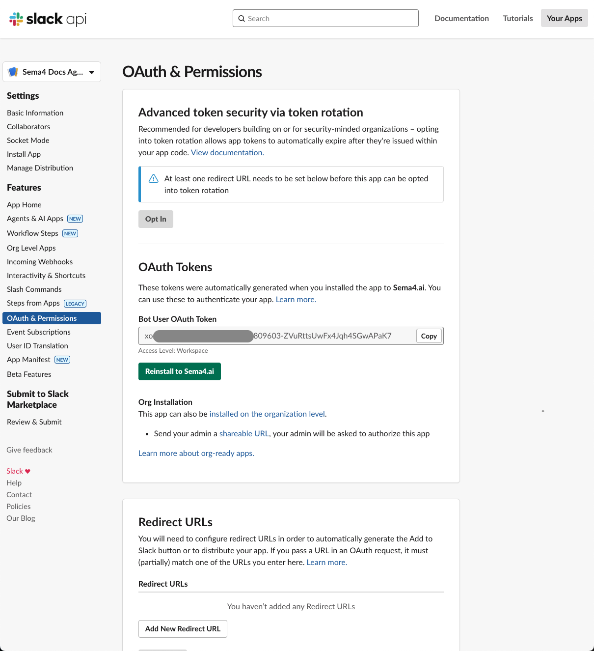 OAuth Tokens