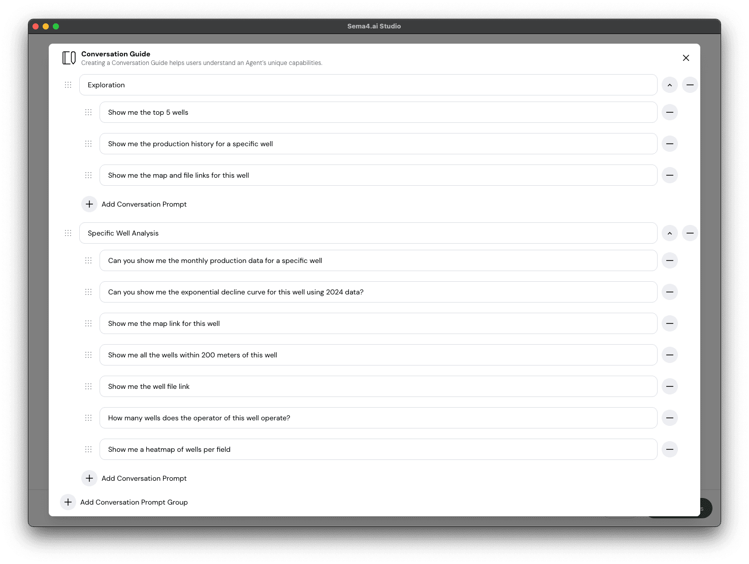 Configure Conversation Guide