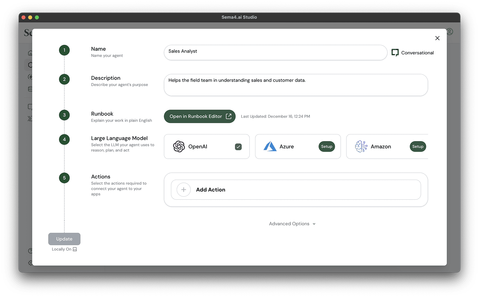 Configurations for your agent