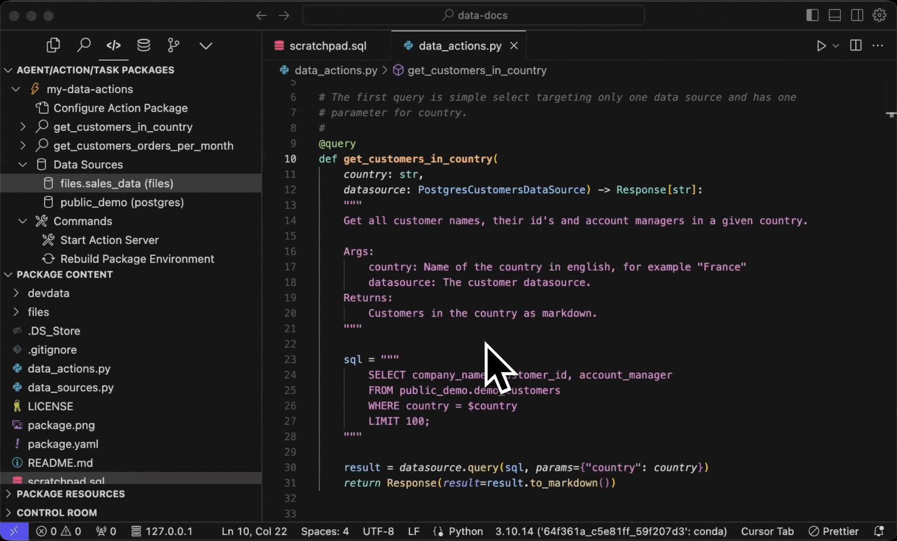Run Named Queries