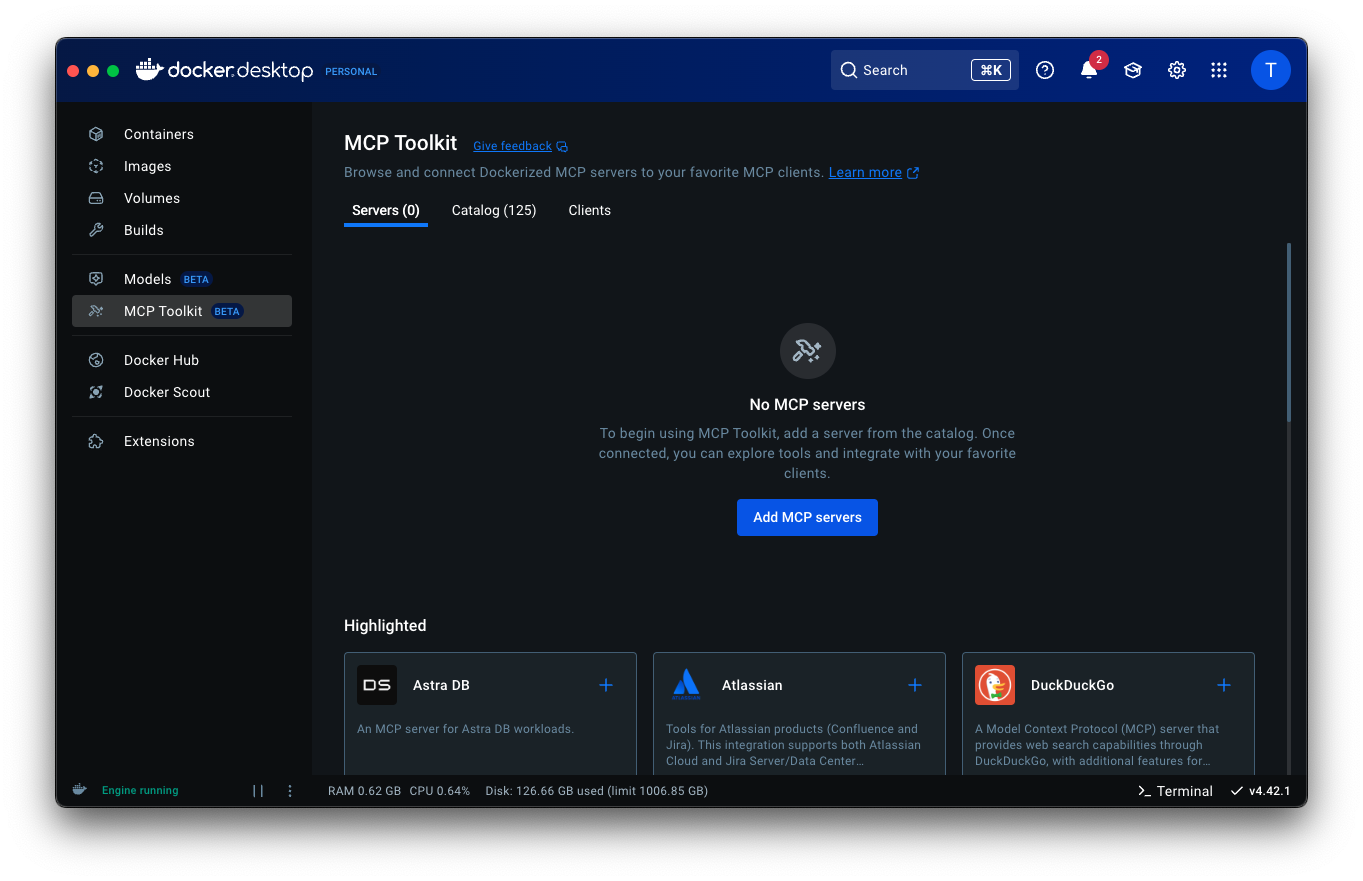 Open Docker Desktop