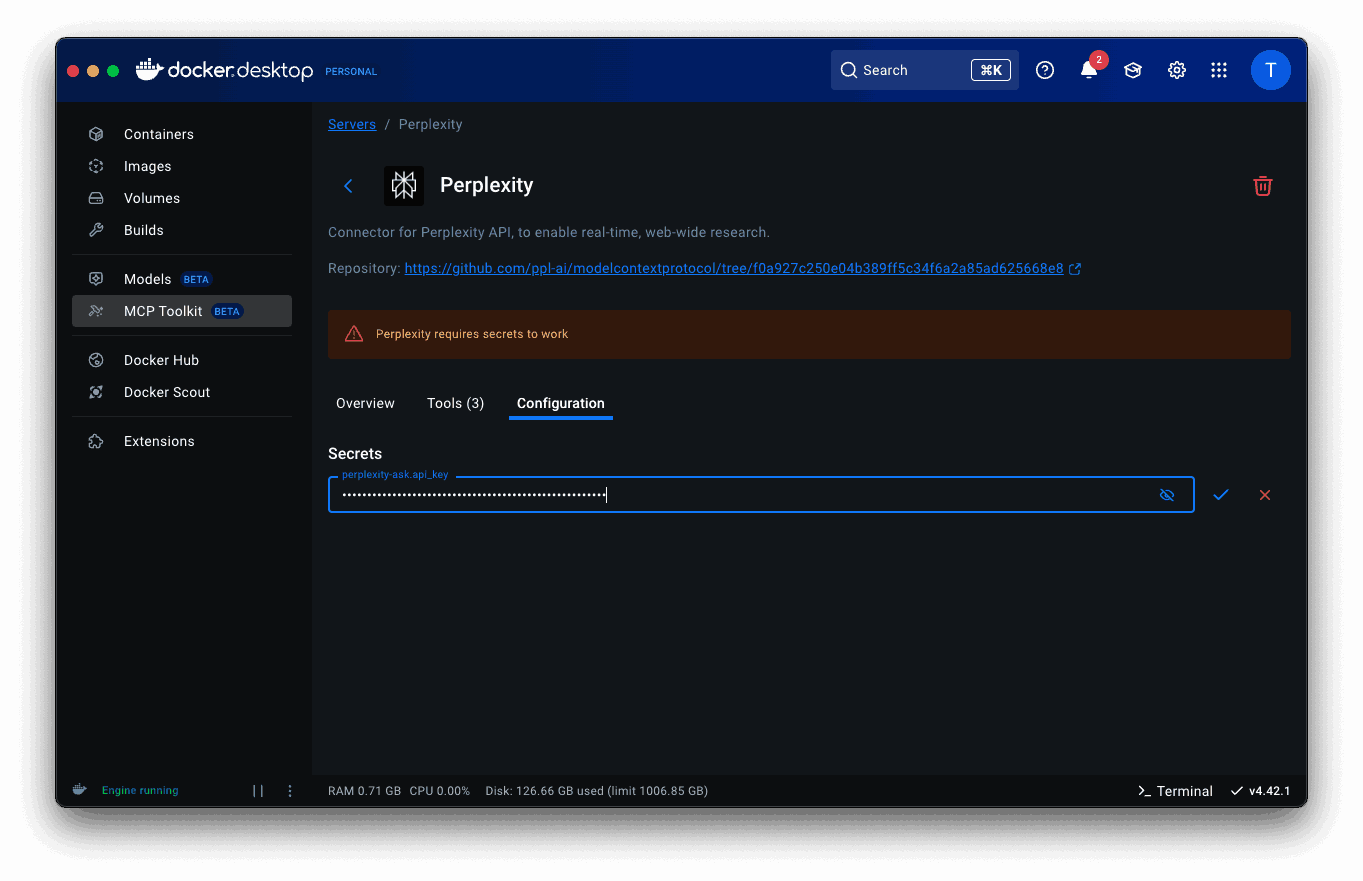 Configure the MCP server