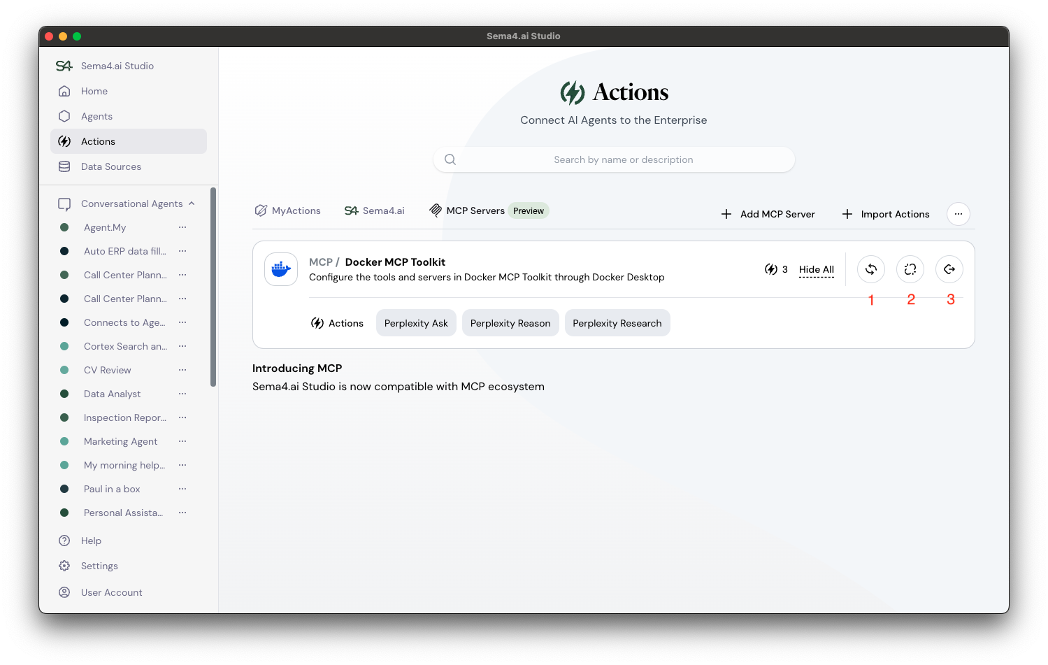 Tools provided by Docker MCP Gateway