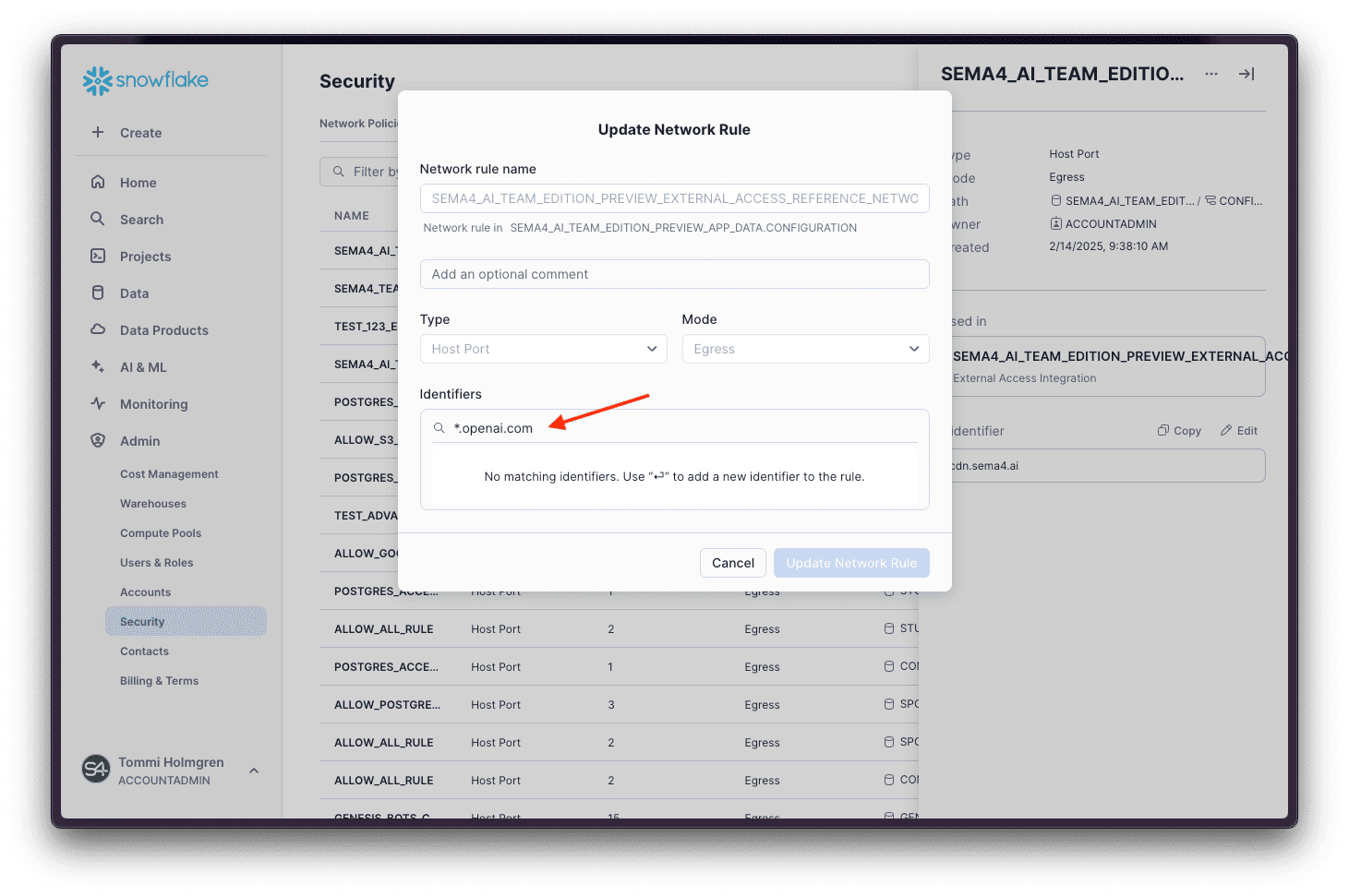 Type additional rules