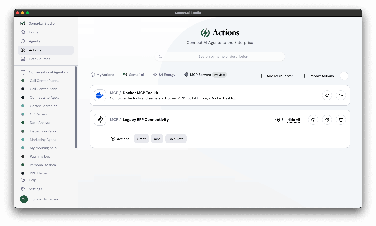 Save your MCP server connection