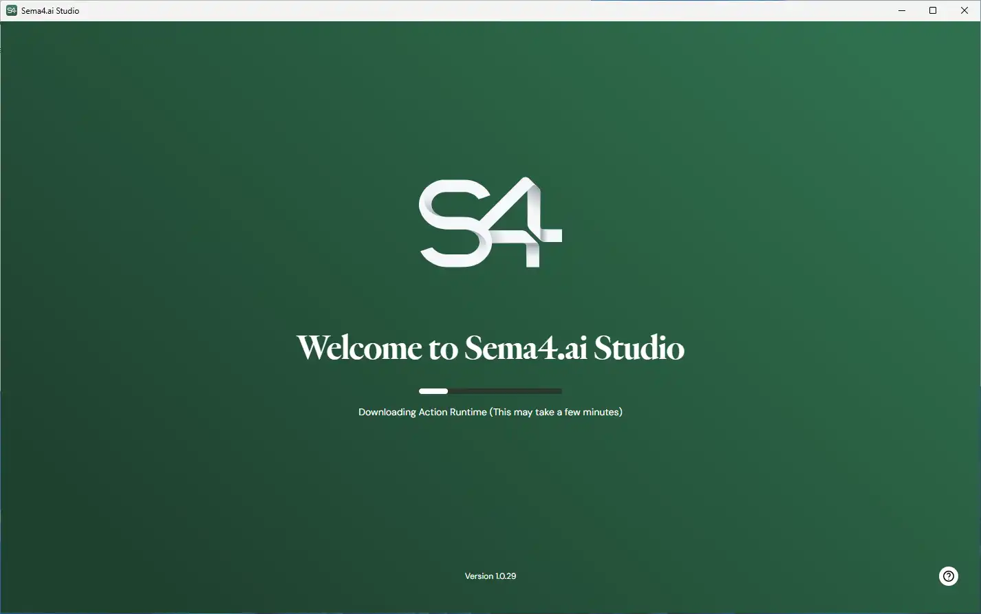 Sema4 Studio loading screen