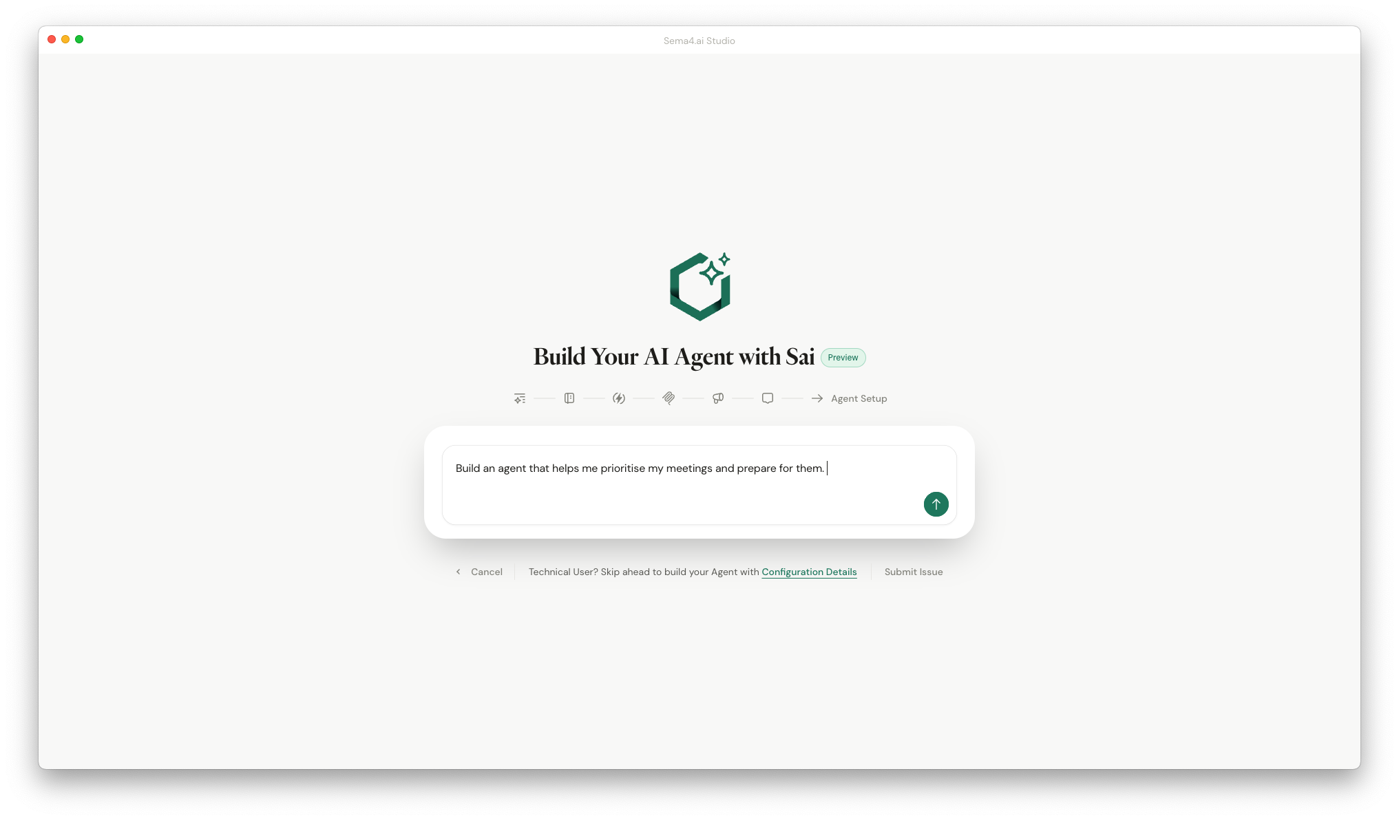 Sai start conversation