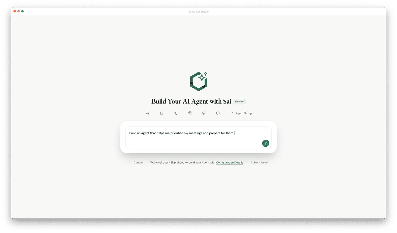 Sai start conversation