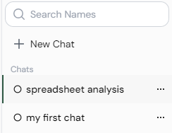Chat sidebar