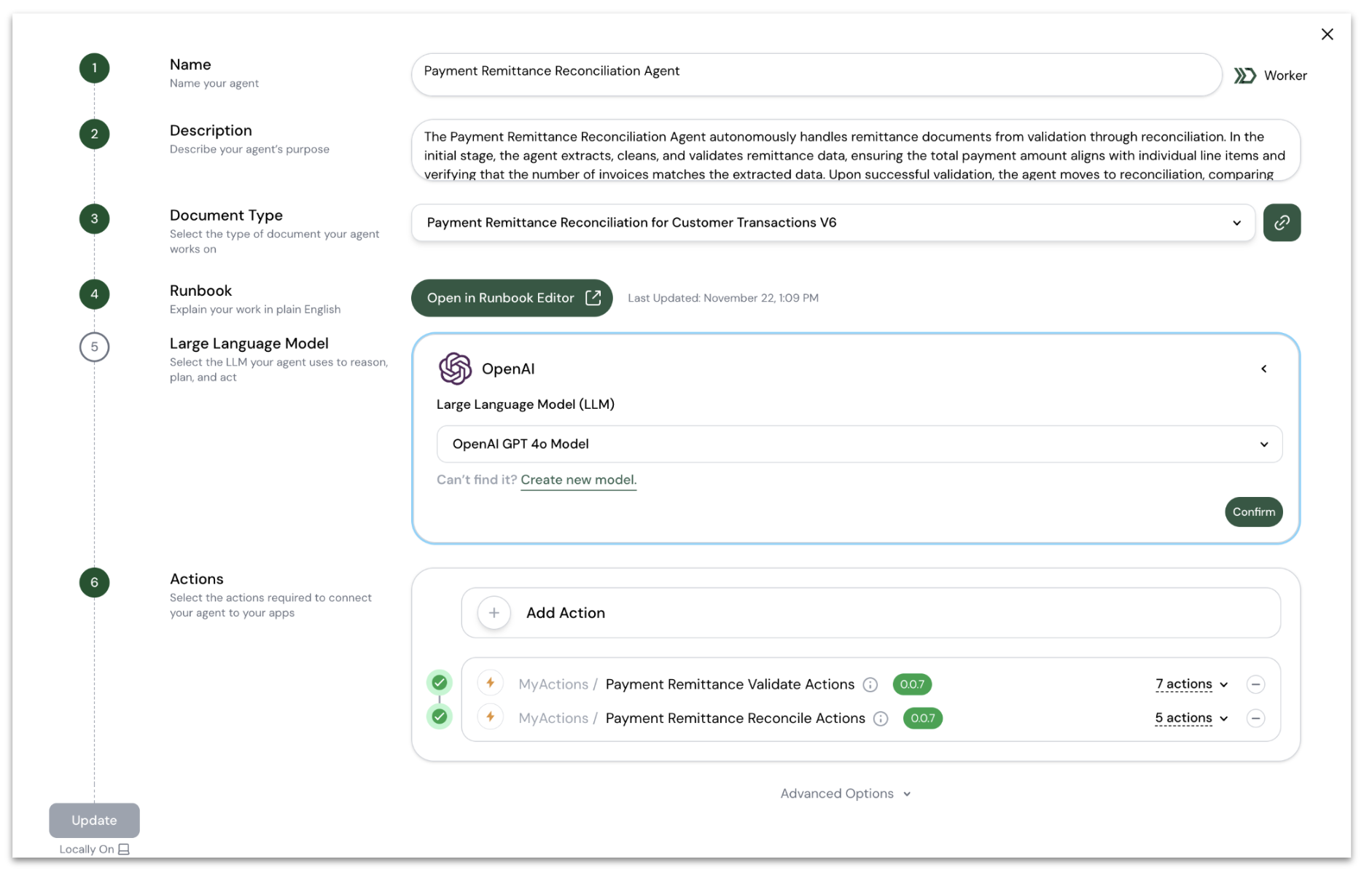Worker Agent Configuration
