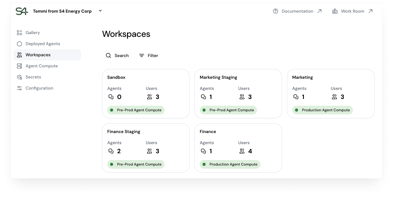 Workspaces
