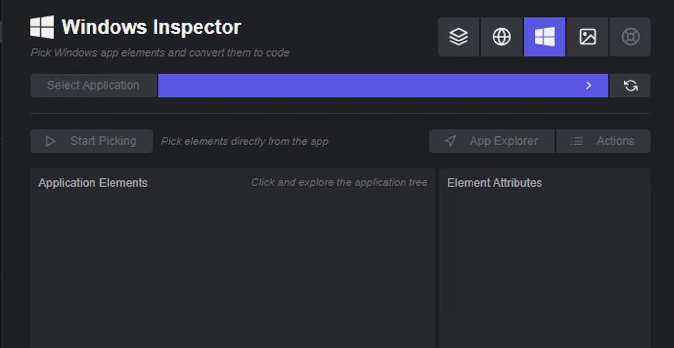 Browser locator modal