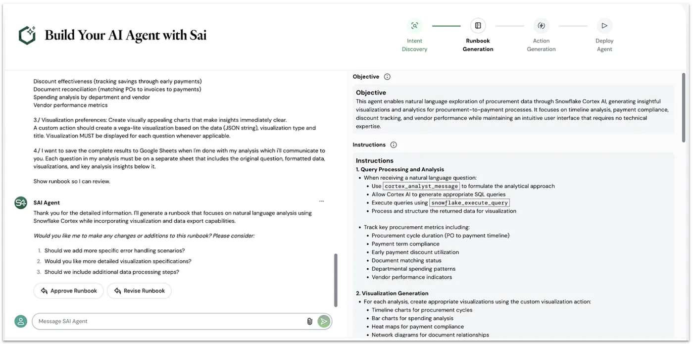 build-ai-agent with Sai